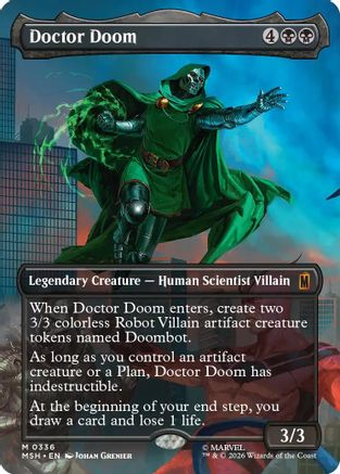 Doctor Doom (Borderless) (0336) (MSH-336) - Marvel Super Heroes Foil