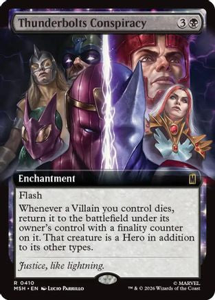 Thunderbolts Conspiracy (Extended Art) (MSH-410) - Marvel Super Heroes