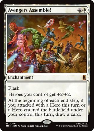 Avengers Assemble! (MSH-006) - Marvel Super Heroes Foil