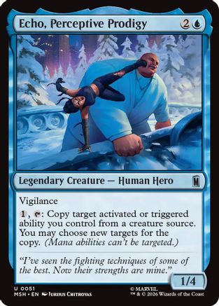 Echo, Perceptive Prodigy (MSH-051) - Marvel Super Heroes