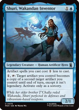 Shuri, Wakandan Inventor (MSH-075) - Marvel Super Heroes Foil