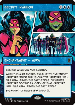 Secret Invasion (Borderless) (MSH-301) - Marvel Super Heroes