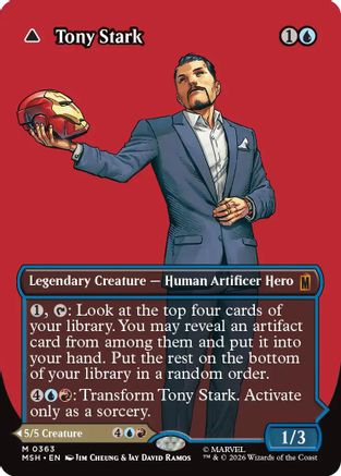 Tony Stark (Borderless) (0363) (MSH-363) - Marvel Super Heroes
