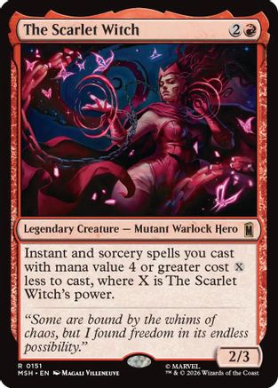 The Scarlet Witch (MSH-151) - Marvel Super Heroes Foil