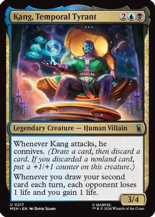 Kang, Temporal Tyrant (MSH-217) - Marvel Super Heroes Foil