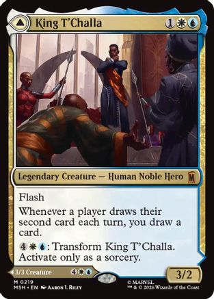 King T'Challa (MSH-219) - Marvel Super Heroes