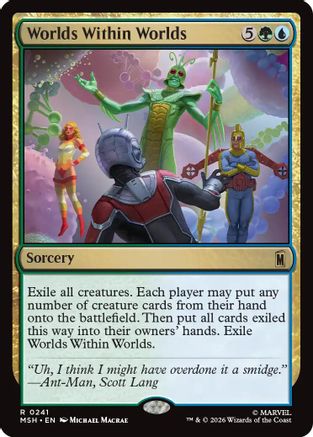 Worlds Within Worlds (MSH-241) - Marvel Super Heroes Foil