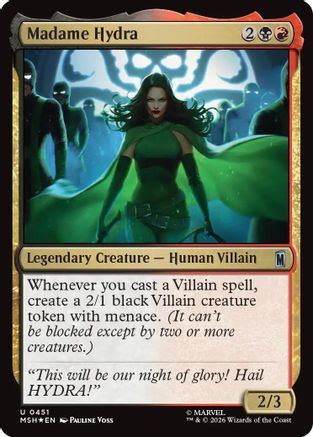 Madame Hydra (Surge Foil) (MSH-451) - Marvel Super Heroes Foil