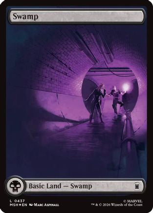 Swamp (0437) (Surge Foil) (MSH-437) - Marvel Super Heroes Foil