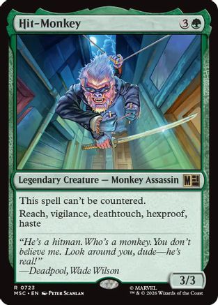 Hit-Monkey (MSC-723) - Commander: Marvel Super Heroes Foil
