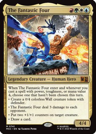 The Fantastic Four (MSC-741) - Commander: Marvel Super Heroes