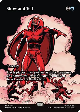 Show and Tell (Borderless) (MAR-060) - Marvel Universe Eternal-Legal Foil