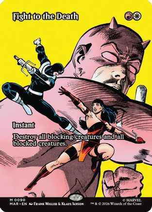 Fight to the Death (Borderless) (MAR-090) - Marvel Universe Eternal-Legal