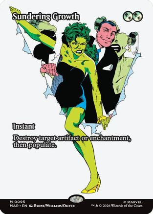 Sundering Growth (Borderless) (MAR-095) - Marvel Universe Eternal-Legal