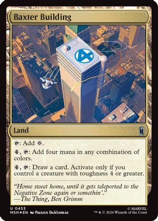 Baxter Building (Surge Foil) (MSH-453) - Marvel Super Heroes Foil