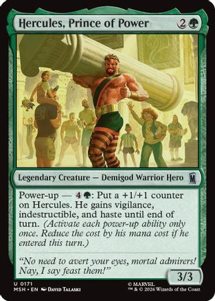 Hercules, Prince of Power (MSH-171) - Marvel Super Heroes Foil