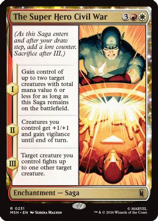 The Super Hero Civil War (MSH-231) - Marvel Super Heroes