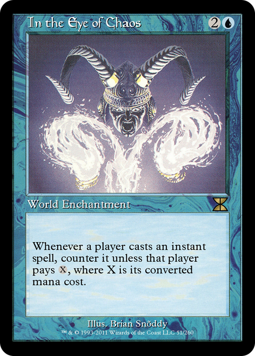 In the Eye of Chaos (ME4-051) - Masters Edition IV Foil