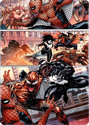 Maximum Carnage Art Card (Gold-Stamped Planeswalker Symbol) (ASSPM-046) - Art Series: Marvel's Spider-Man