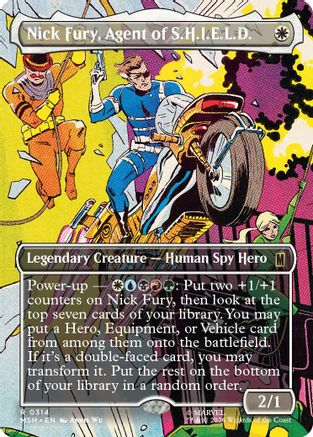 Nick Fury, Agent of S.H.I.E.L.D. (Borderless) (0314) (MSH-314) - Marvel Super Heroes Foil