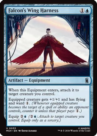 Falcon's Wing Harness (MSH-053) - Marvel Super Heroes