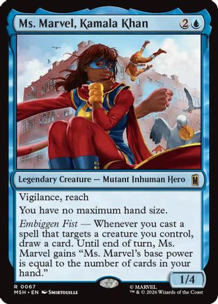 Ms. Marvel, Kamala Khan (MSH-067) - Marvel Super Heroes Foil