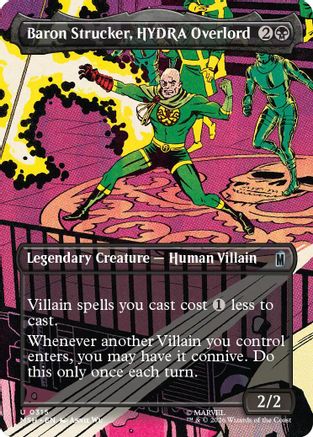 Baron Strucker, HYDRA Overlord (Borderless) (MSH-315) - Marvel Super Heroes