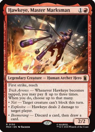 Hawkeye, Master Marksman (MSH-130) - Marvel Super Heroes