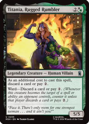 Titania, Rugged Rumbler (MSH-235) - Marvel Super Heroes