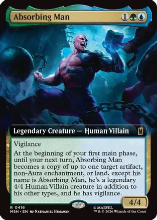 Absorbing Man (Extended Art) (MSH-416) - Marvel Super Heroes