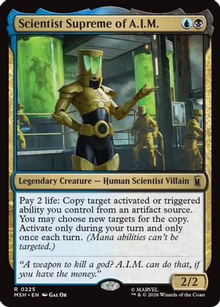 Scientist Supreme of A.I.M. (MSH-225) - Marvel Super Heroes Foil