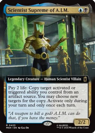 Scientist Supreme of A.I.M. (Extended Art) (MSH-423) - Marvel Super Heroes Foil