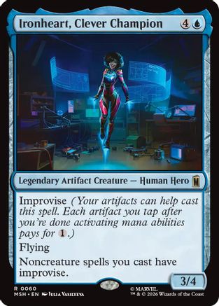 Ironheart, Clever Champion (MSH-060) - Marvel Super Heroes Foil