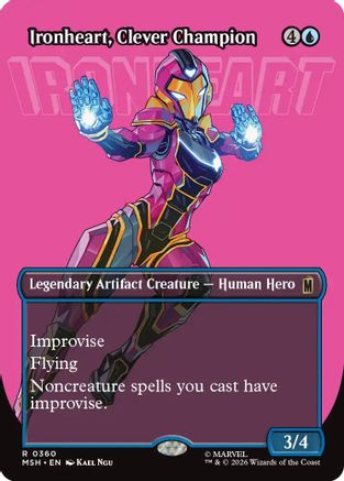 Ironheart, Clever Champion (Borderless) (MSH-360) - Marvel Super Heroes