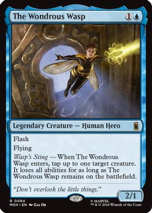 The Wondrous Wasp (MSH-084) - Marvel Super Heroes