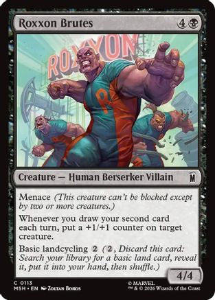Roxxon Brutes (MSH-113) - Marvel Super Heroes Foil