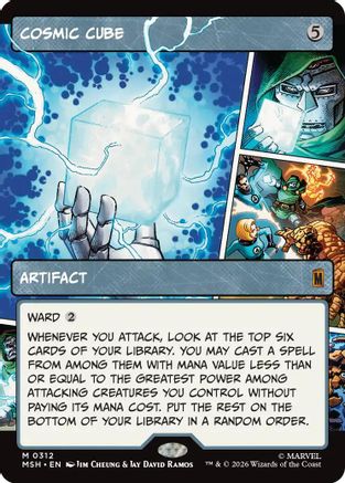 Cosmic Cube (Borderless) (0312) (MSH-312) - Marvel Super Heroes