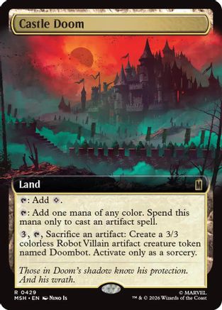 Castle Doom (Extended Art) (MSH-429) - Marvel Super Heroes Foil