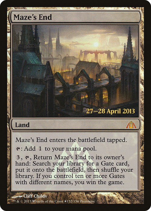 Maze's End (PRE-152★) - Dragon's Maze Promos Foil
