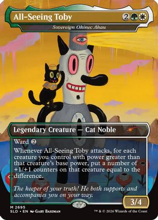 All-Seeing Toby - Sovereign Okinec Ahau (SLD-2695) - Secret Lair Drop Series