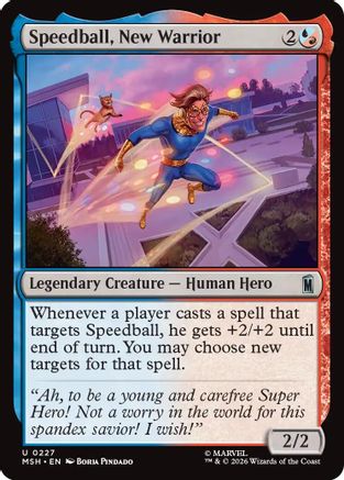Speedball, New Warrior (MSH-227) - Marvel Super Heroes