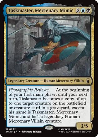 Taskmaster, Mercenary Mimic (MSH-232) - Marvel Super Heroes Foil