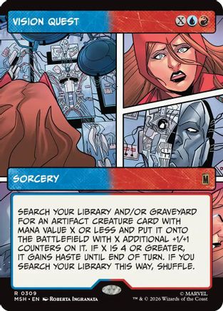 Vision Quest (Borderless) (MSH-309) - Marvel Super Heroes