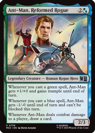 Ant-Man, Reformed Rogue (MSC-739) - Marvel Super Heroes Foil