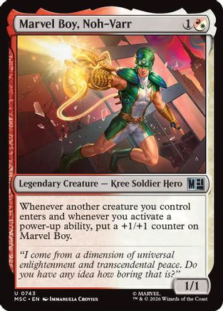 Marvel Boy, Noh-Varr (MSC-743) - Marvel Super Heroes