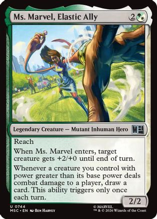 Ms. Marvel, Elastic Ally (MSC-744) - Marvel Super Heroes