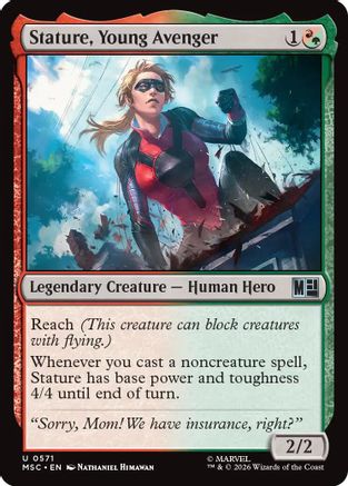 Stature, Young Avenger (MSC-571) - Marvel Super Heroes Foil