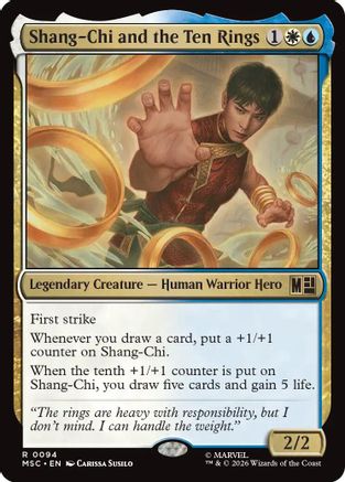 Shang-Chi and the Ten Rings (MSC-094) - Commander: Marvel Super Heroes