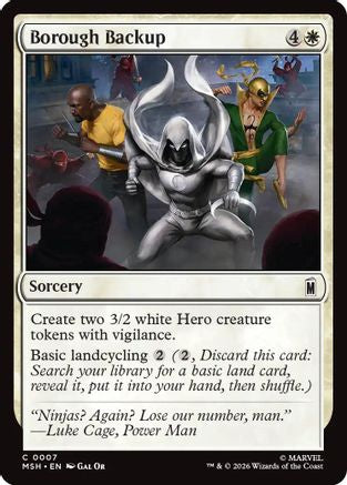 Borough Backup (MSH-007) - Marvel Super Heroes