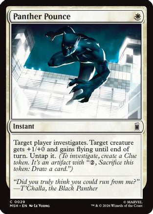 Panther Pounce (MSH-029) - Marvel Super Heroes Foil